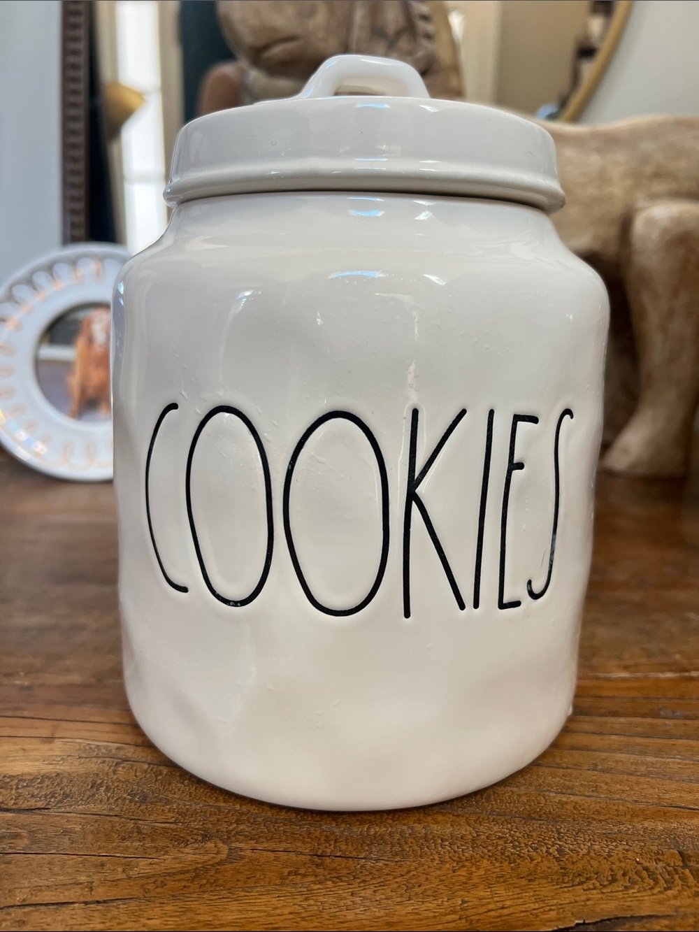 Rae Dunn Chubby OG Dimply Cookies Canister